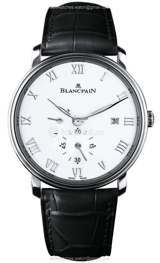 Blancpain Villeret Ultra-Slim Mens watch Unisex Manual winding Steel 6606-1127-55b