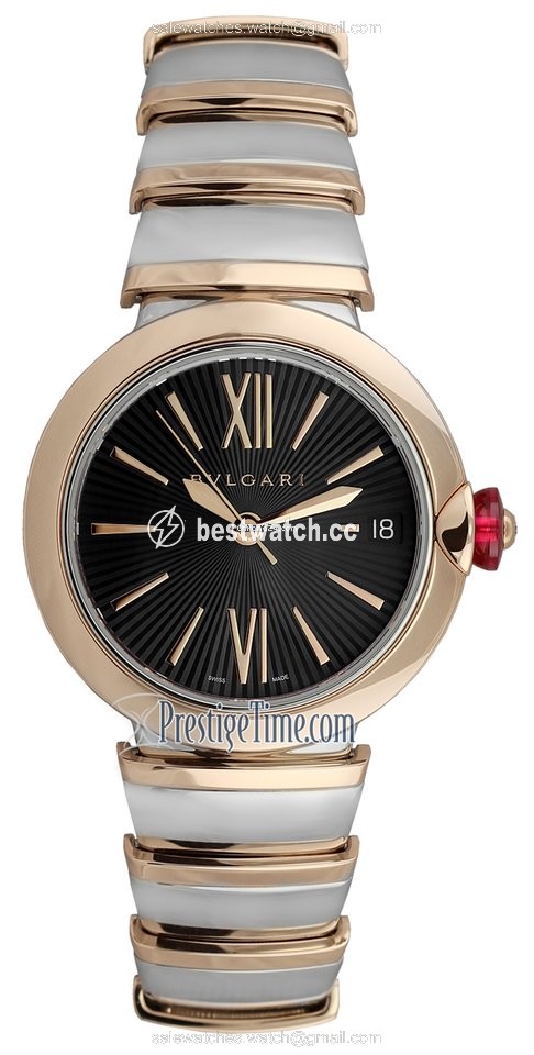 Bulgari Lucea Womens watch Automatic Gold Steel lu33bspgspgd 102192