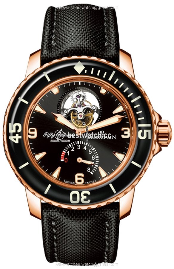 Blancpain Fifty Fathoms Mens watch Unisex Automatic Rose gold 5025-3630-52b