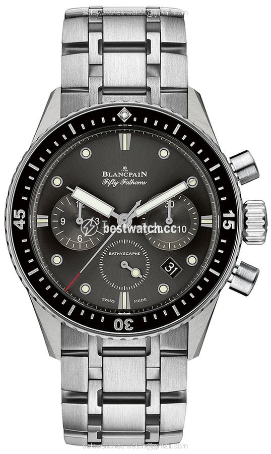 Blancpain Fifty Fathoms Bathyscaphe Mens watch Unisex Automatic Steel 5200-1110-70b