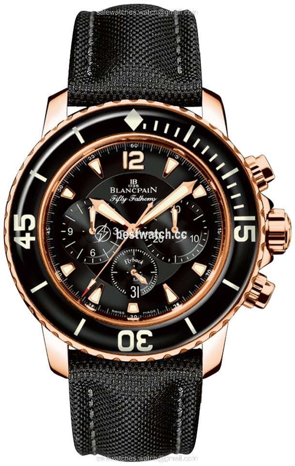 Blancpain Fifty Fathoms Mens watch Unisex Automatic Rose gold 5085F-3630-52b
