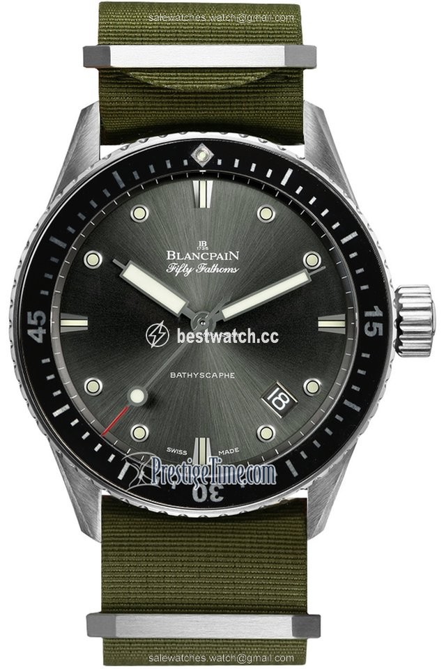 Blancpain Fifty Fathoms Bathyscaphe Mens watch Unisex Automatic Steel 5000-1110-NAKA