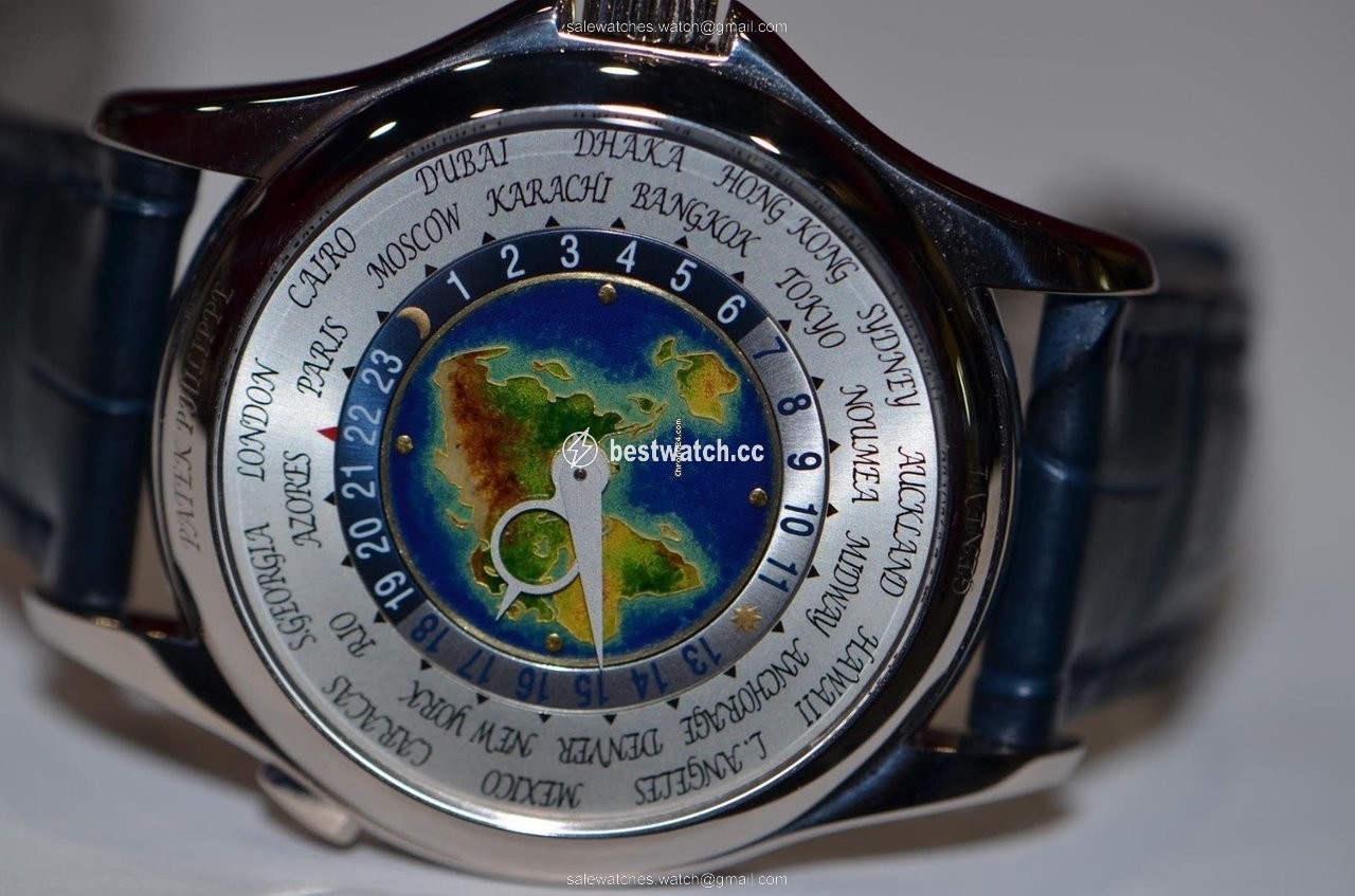 Patek Philippe World Time Mens watch Unisex Automatic White gold 5131G