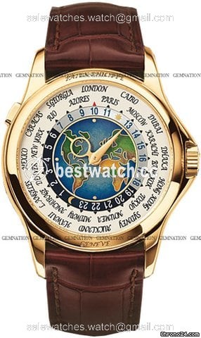 Patek Philippe World Time Mens watch Unisex Automatic Yellow gold 5131J