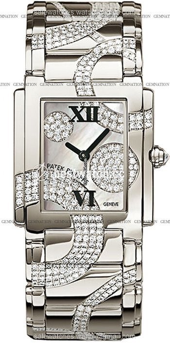 Patek Philippe Twenty~4 Womens watch Quartz White gold 4910-49G-001