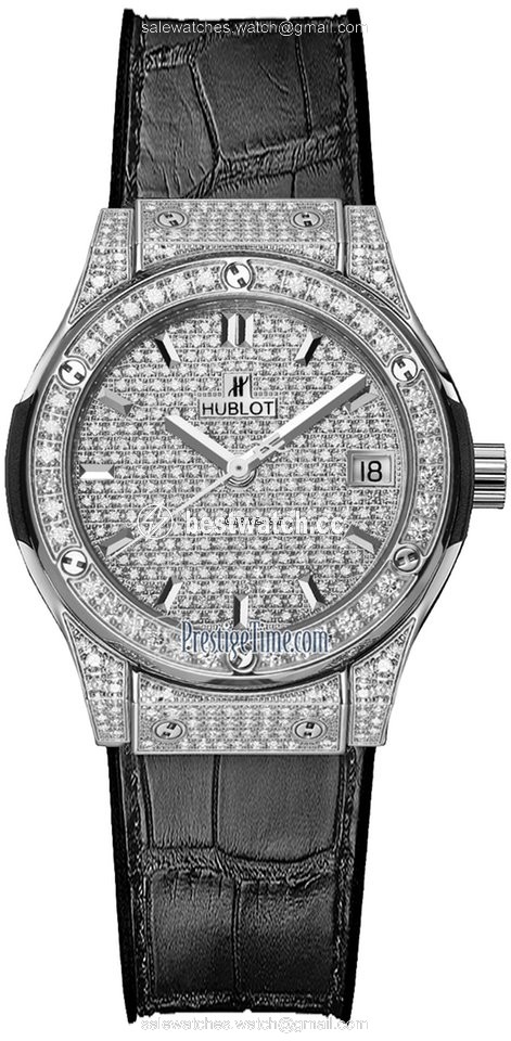 Hublot Classic Fusion Quartz Womens watch Quartz Titanium 581.nx.9010.lr.1704