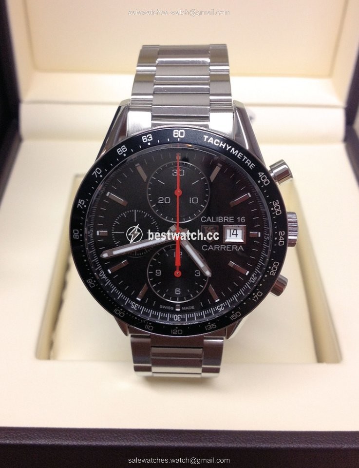 TAG Heuer Carrera Calibre 16 Mens watch Unisex Automatic Steel CV201AK