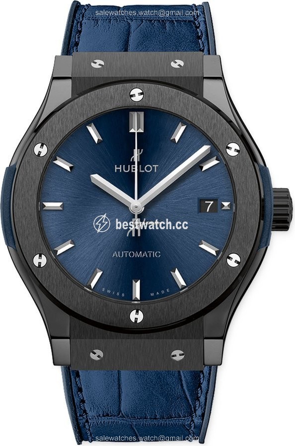 Hublot Classic Fusion Blue Automatic Ceramic 565.cm.7170.lr Ceramic Blue