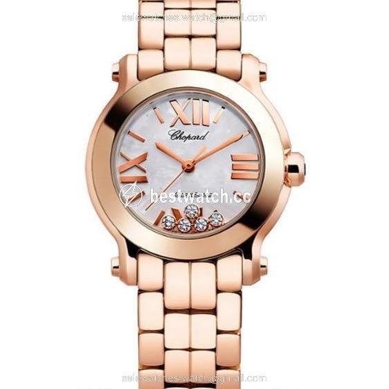 Chopard Happy Sport Womens watch Quartz Rose gold 274189-5003