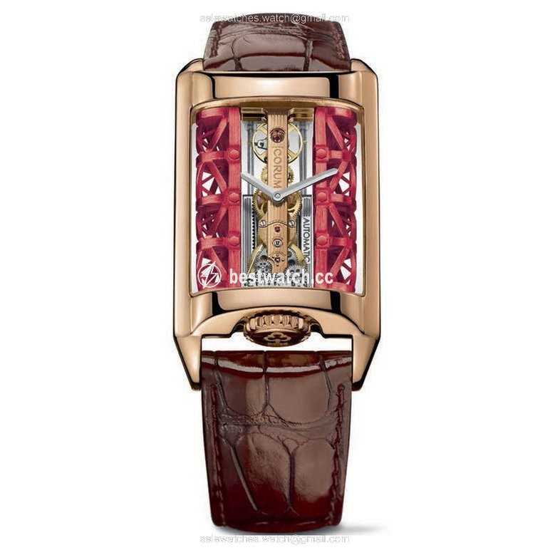 Corum Golden Bridge Mens watch Unisex Automatic Rose gold B313 03371 - 313.100.55 0F02 SB02R