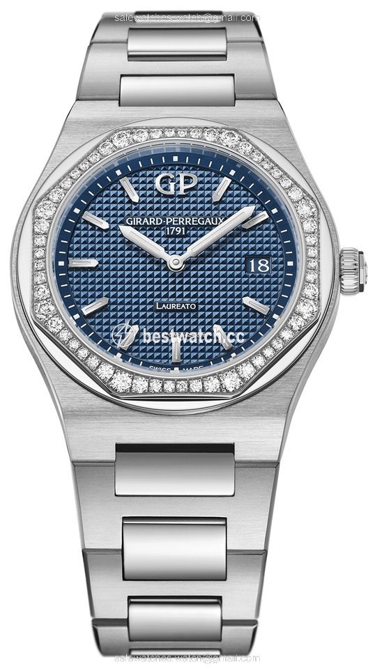 Girard Perregaux Laureato Womens watch Quartz Steel 80189d11a431-11a