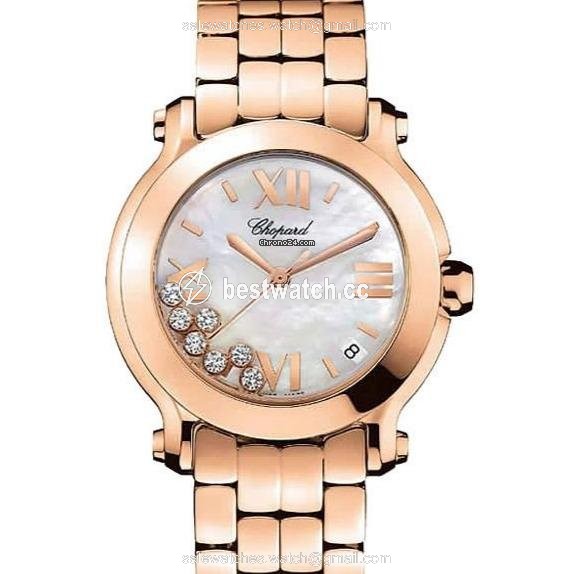 Chopard Happy Sport Womens watch Quartz Rose gold 277472-5002