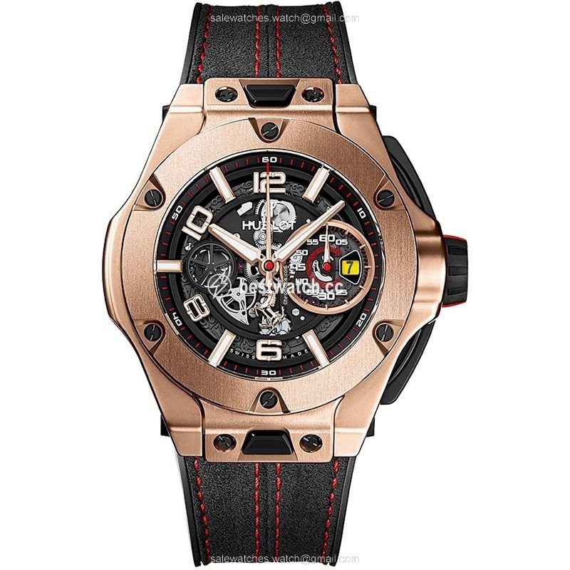 Hublot Big Bang Ferrari Mens watch Unisex Automatic Rose gold 402.OX.0138.WR