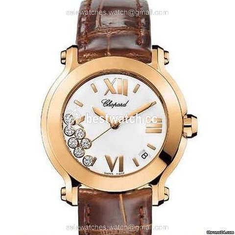Chopard Happy Sport Womens watch Quartz Rose gold 27 7471-5001