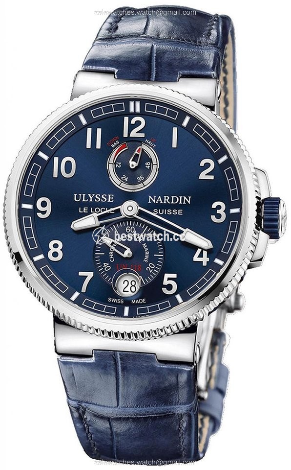 Ulysse Nardin Marine Chronometer Manufacture Mens watch Unisex Automatic Steel 1183-126