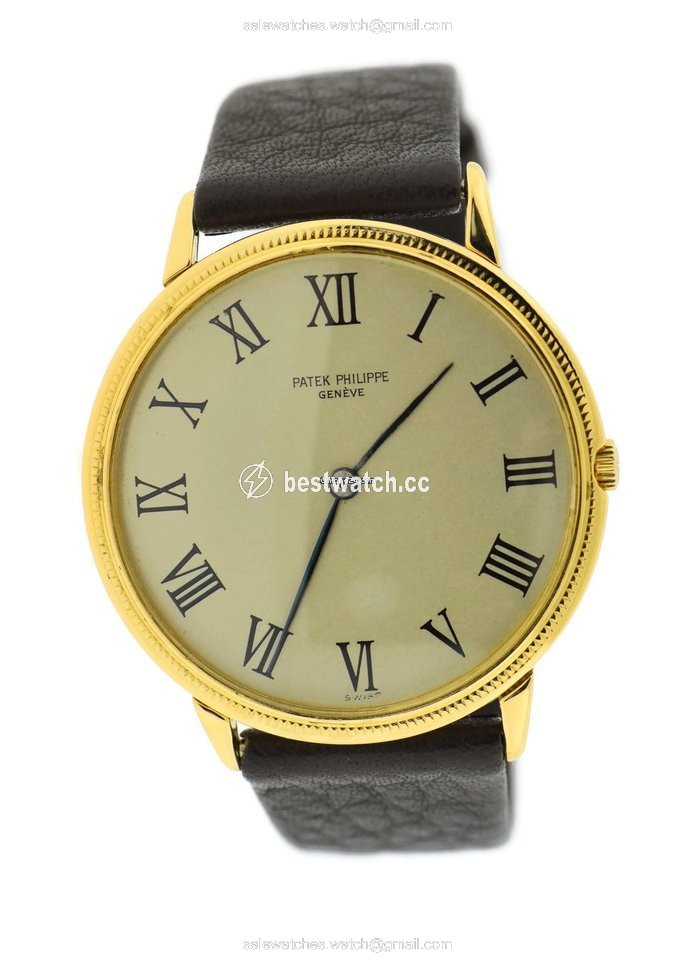 Patek Philippe Calatrava Mens watch Unisex Manual winding Yellow gold 3758J