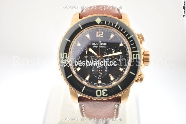 Blancpain Fifty Fathoms Mens watch Unisex Automatic Rose gold 5085FA-3630-63B