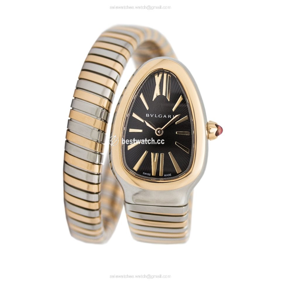 Bulgari Serpenti Womens watch Quartz Gold Steel 102123 SP35BSPG.1T