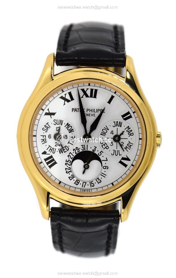 Patek Philippe Perpetual Calendar Mens watch Unisex Automatic Yellow gold 3940J-022