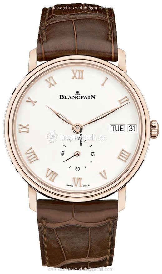 Blancpain Villeret Ultra-Slim Mens watch Unisex Automatic Rose gold 6652-3642-55b