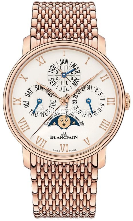 Blancpain Villeret Mens watch Unisex Automatic Rose gold 6656-3642-mmb