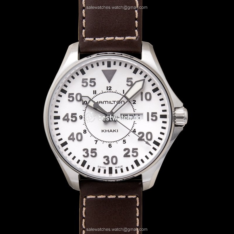 Hamilton Khaki Pilot Mens watch Unisex Quartz Steel H64611555