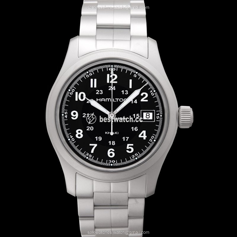 Hamilton Khaki Field Mens watch Unisex Quartz Steel H68411133