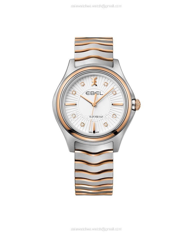 Ebel Wave Womens watch Quartz Gold Steel 1216306