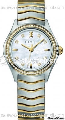 Ebel Wave Womens watch Quartz Gold Steel 1216351