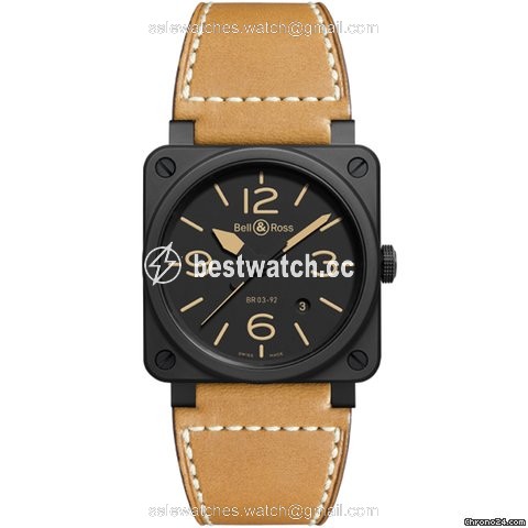 Bell & Ross BR 03-92 Ceramic Mens watch Unisex Automatic Ceramic BR03-92-HERITAGE-CE