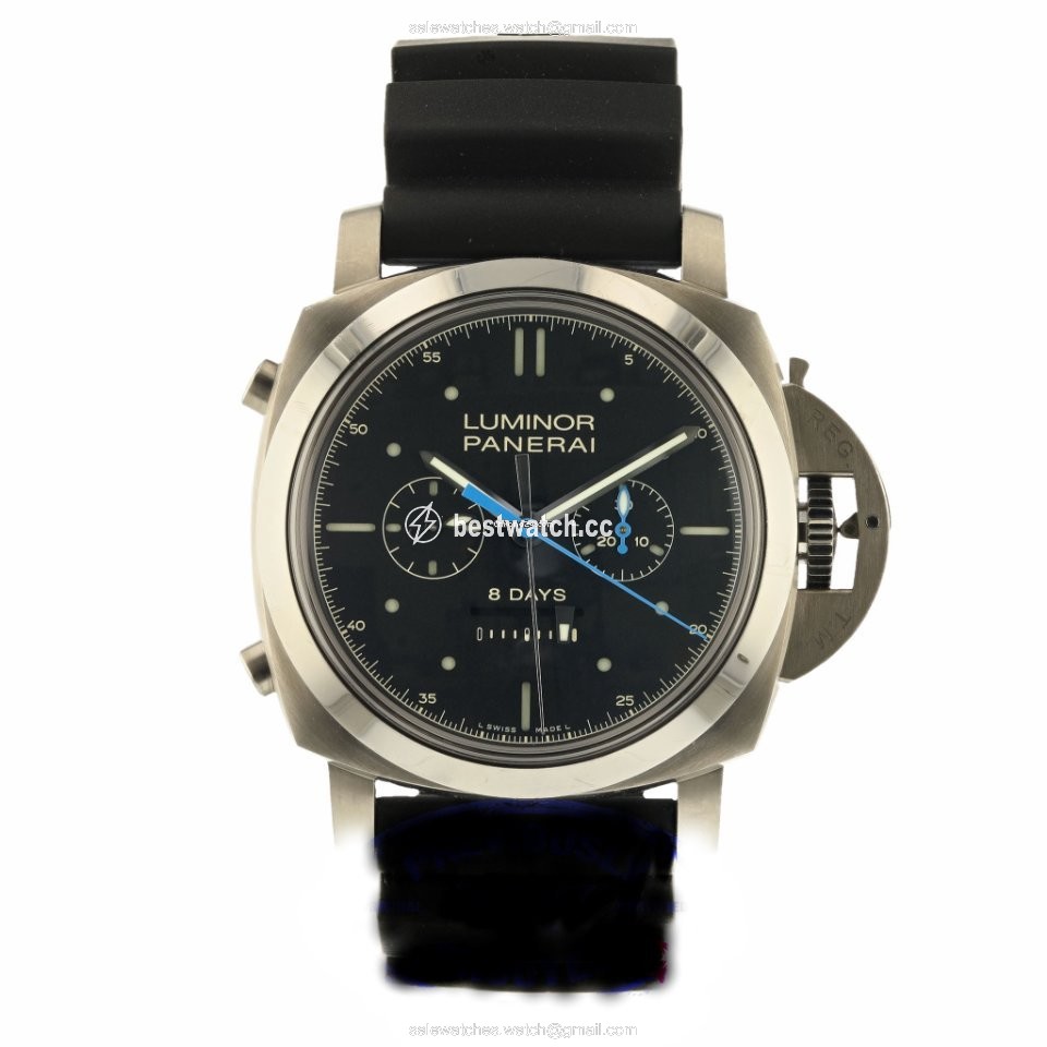 Panerai Luminor 1950 Rattrapante 8 Days Mens watch Unisex Manual winding Titanium PAM 00530