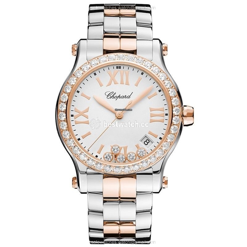 Chopard Happy Sport Womens watch Quartz Gold Steel 278582-6004