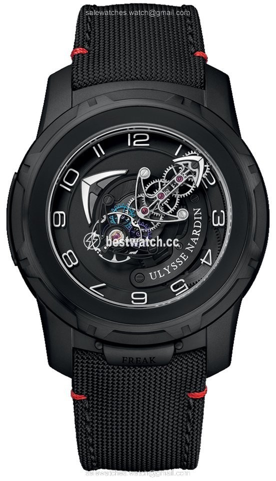 Ulysse Nardin Freak Mens watch Unisex Manual winding Titanium 2053-132 BLACK
